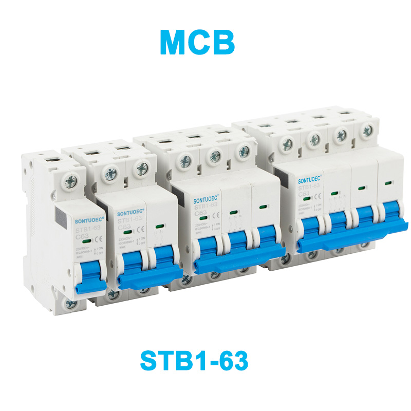 ယှဉ်ပြိုင်နိုင်စွမ်း C65 ဖွဲ့စည်းပုံ stb1-63 စီးရီး miniature circuit breaker mcb