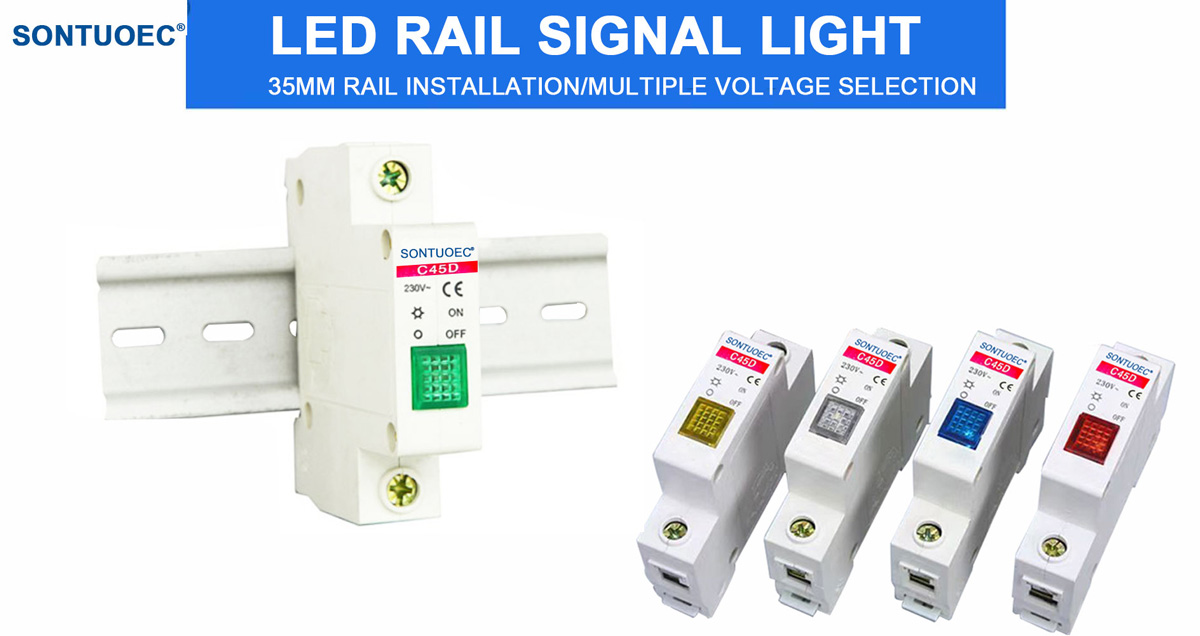 Modular Din Rail Led Light Indicator Modular Din Rail Led Light Indicator
