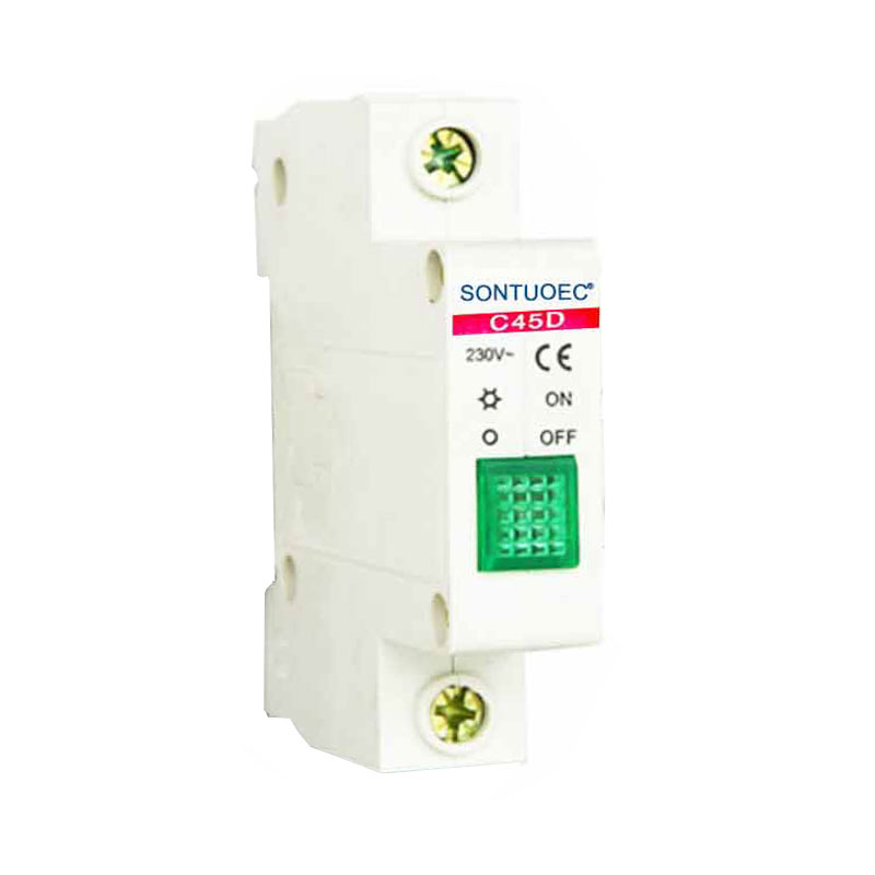 Modular Din ရထားလမ်း Lead Light Light Light Discator