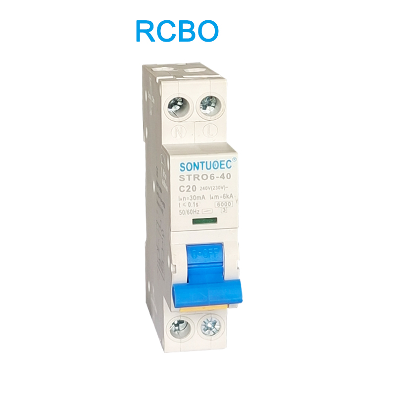 stroro6-40 circuit breaker din ရထားလမ်း installation rcbo